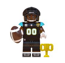Boneco jogador futebol americano bloco de montar