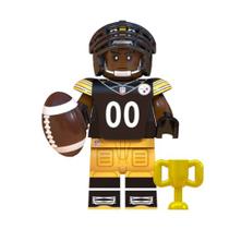 Boneco jogador futebol americano bloco de montar