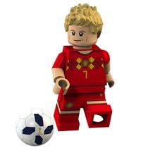 Boneco jogador futebol bloco de montar escolha Boneco jogador futebol bloco de montar escolha