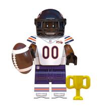 Boneco jogador nfl futebol americano bloco de montar