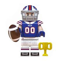 Boneco jogador nfl futebol americano bloco de montar
