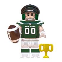 Boneco jogador nfl futebol americano bloco de montar