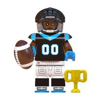 Boneco jogador nfl futebol americano bloco de montar