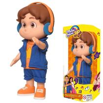 Boneco JP Mecanizado Infantil Original Com Som Em Vinil Articulado Fala 14 Frases Brinquedo Novabrink Boneco JP Mecanizado Infantil Original Com Som Em Vinil Articulado Fala 14 Frases Brinquedo Novabrink