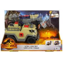 Boneco Jurassic World com Veículo de Captura - GWD66 - Mattel