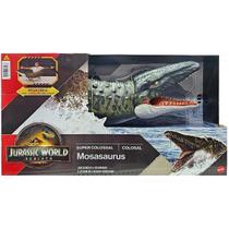 Boneco Jurassic WORLD Super Colossal Mosasaurus 94CM Mattel JGB51