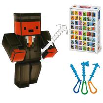 Boneco Kadu Minecraft 15cm Articulado Chaveiro Exclusivo