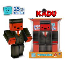Boneco Kadu Turma do Problems Peq. 25cm Minecraft Algazarra
