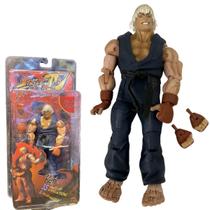 Boneco Ken Azul 18cm articulado Street Fighter action figure