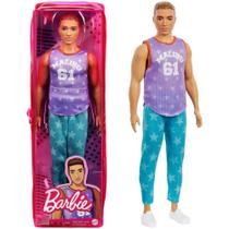 Boneco Ken Barbie Fashionista 164 moreno  DWK44 - Mattel -887961383676