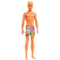 Boneco Ken Da Barbie Moda Praia Fashion Verão - Mattel Novo GHH38