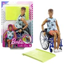 Boneco Ken Fashionista com Cadeira de Rodas - com Acessórios Mattel