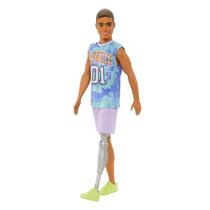 Boneco Ken Fashionista Com Prótese de Perna Mattel