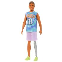 Boneco Ken Fashionista Moreno Perna Mecanica Mattel