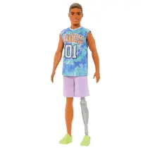 Boneco Ken Fashionista Perna Mecânica 30Cm hjt11 Boneco Ken Fashionista Perna Mecânica 30Cm hjt11