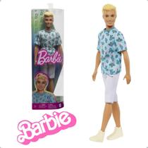 Boneco Ken Loiro C/ Camiseta Azul Barbie Fashion Dwk44