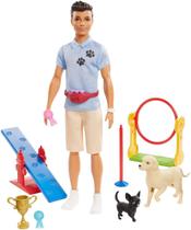 Boneco Ken Playset Treinador De Cães Cachorro - Mattel