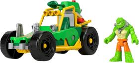 Boneco Killer Croc e Carro De Combate Imaginext Mattel HML05