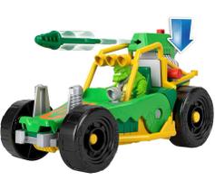 Boneco Killer Croc e Carro De Combate Imaginext Mattel HML05