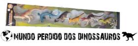 Boneco - Kit Mundo Perdido dos Dinossauros 6 dinos - MA HONGYAO