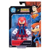 Boneco Knuckles Superman Figura Articulada 12cm Sonic DC Crossover Oficial - Sunny Brinquedos Boneco Knuckles Superman Figura Articulada 12cm Sonic DC Crossover Oficial - Sunny Brinquedos