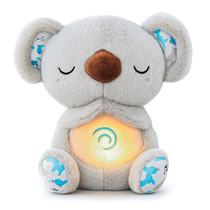 Boneco Koala Com Luz E Música Pelúcia Para Dormir E Relaxar Crianças E Bebês