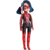 Boneco Ladybug Miraculous 45cm Vinil Articulada com Som Vermelho Baby Brink Boneco Ladybug Miraculous 45cm Vinil Articulada com Som Vermelho Baby Brink