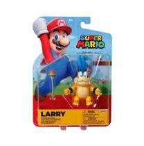 Boneco Larry de 9cm com Varinha Mágica - Super Mario