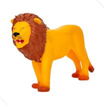 Boneco Leão Bicho Safari Brinquedo Colecionável Menino Menina Boneco Leão Bicho Safari Brinquedo Colecionável Menino Menina