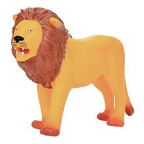 Boneco Leão Rei Da Selva Realista Em Vinil Grande 34 Cm Animal Selvagem Colecionável Safari África