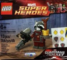 Boneco LEGO Rocket Raccoon - Guardiões da Galáxia