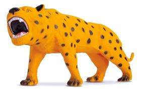 Boneco Leopardo Onça Pintada Vinil Real Animals 509- Bee Toys
