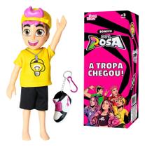 Boneco leozin dos rosa 26cm com brinde emilly vick katlen - baby brink