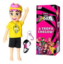 Boneco Leozinho Articulado Turma Dos Rosa Com Chaveiro - Nova Brink Boneco Leozinho Articulado Turma Dos Rosa Com Chaveiro - Nova Brink