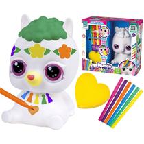 Boneco Lhama Para Pintar Colorir Com Canetas Coloridas Aprendizado Criatividade Infantil - Super Toys Boneco Lhama Para Pintar Colorir Com Canetas Coloridas Aprendizado Criatividade Infantil - Super Toys