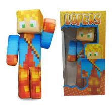 Boneco Lopers Youtuber Minecraft - 35cm