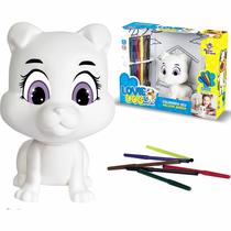 Boneco Lovie Dog Pintura Pet Para Pintar Brinquedo De Customizar Divertido - Mister Brinque