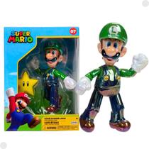 Boneco Luigi E Estrela Do Poder Coleção Super Mario 04263 - Sunny