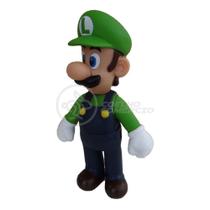 Boneco Luigi Grande Super Size 23Cm - Super Mario