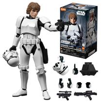 Boneco Luke Skywalker Stormtrooper Articulado Com Acessórios Blokees Colecionável Boneco Luke Skywalker Stormtrooper Articulado Com Acessórios Blokees Colecionável
