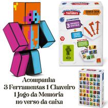 Boneco Mana Gamer 15cm Gamer Skin 3 Ferramentas 1 Chaveiro Algazarra Brinquedos Boneco Mana Gamer 15cm Gamer Skin 3 Ferramentas 1 Chaveiro Algazarra Brinquedos