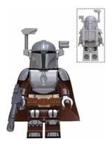 Boneco Mando Beskar Mandalorian Blocos De Montar Star Wars