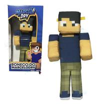 Boneco Marcelodrv Minecraft Streamers 35 Cm Jogo Lançamento