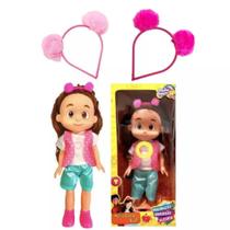 Boneco Maria Clara Youtuber 27cm Musical Canta + Tiara Pompom Boneco Maria Clara Youtuber 27cm Musical Canta + Tiara Pompom
