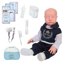 Boneco Marinheiro com Bolsa e Kit Completo de Acessórios