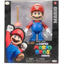 Boneco Mario de 12CM com Desentupidor Super Mario Filme SUNNY
