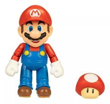 Boneco Mario De 9cm Com Super Cogumelo Super Mario Sunny