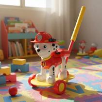Boneco Marshall Patrulha Canina De Empurrar Diversão