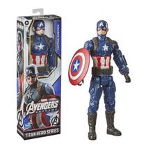 Boneco Marvel Avengers Titan Hero Vingadores Capitão América F1342 - Hasbro