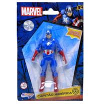 Boneco Marvel Brinquedo Capitão América All Seasons 9,5CM Boneco Marvel Brinquedo Capitão América All Seasons 9,5CM